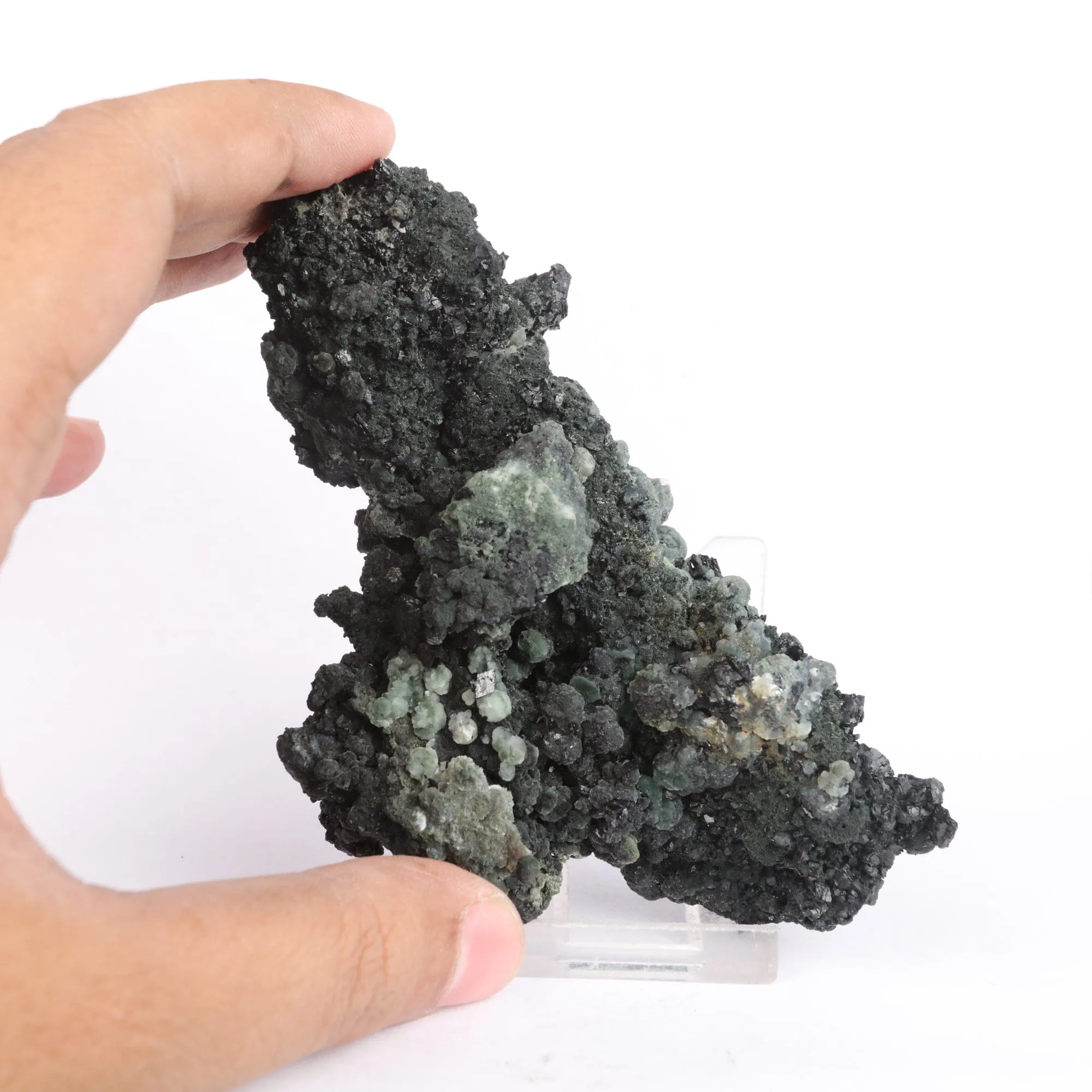 Julgoldite with Babingtonite Rare Found  Natural Mineral Specimen - image 4