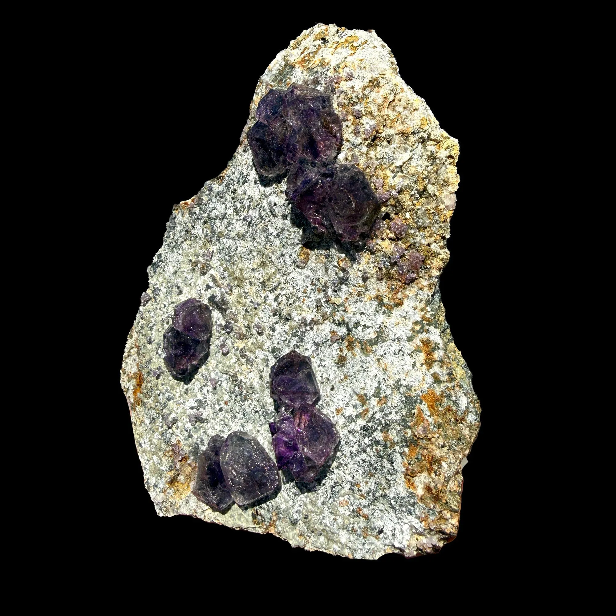 Karur Amethyst Crystal Cluster on Matrix – Deep Purple Natural Quartz Specimen India | Collector Grade Raw Mineral - image 4