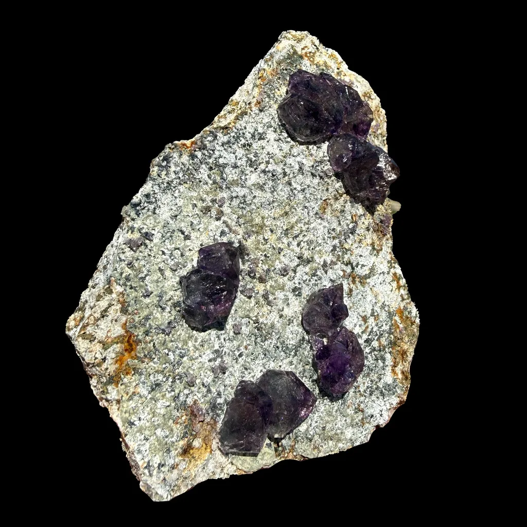 Karur Amethyst Crystal Cluster on Matrix – Deep Purple Natural Quartz Specimen India | Collector Grade Raw Mineral - image 2