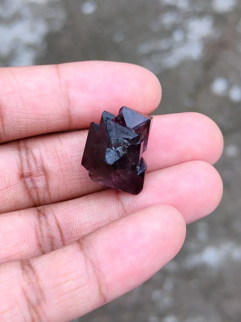 Karur Amethyst crystal in Rutiles Natural Mineral specimen Crystal - image 10