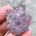 Karur Amethyst sceptre Flower in black Rutiles - image 3