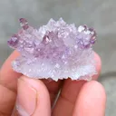 Karur Amethyst sceptre Flower in black Rutiles - image 4