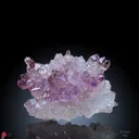 Karur Amethyst sceptre Flower in black Rutiles - image 1