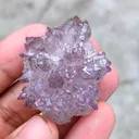 Karur Amethyst sceptre Flower in black Rutiles - image 6