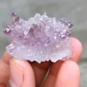 Karur Amethyst sceptre Flower in black Rutiles - image 3