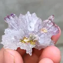 Karur Amethyst sceptre Flower in black Rutiles - image 6