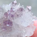 Karur Amethyst sceptre Flower with black Rutiles - image 5