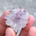 Karur Amethyst sceptre Flower with black Rutiles - image 3