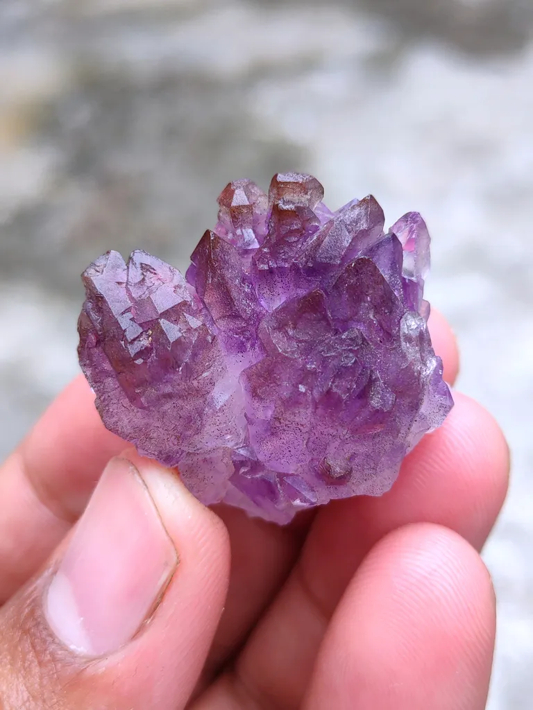 Karur Amethyst Sceptre Natural Mineral specimen Crystal rock - image 3