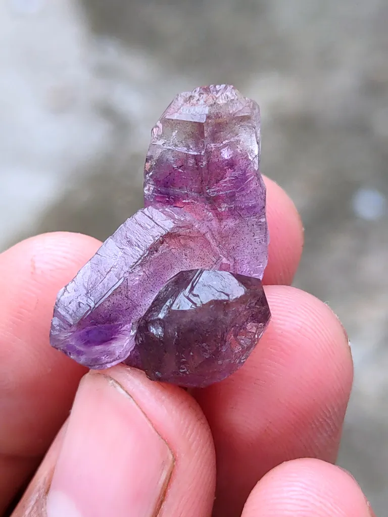Karur Amethyst Sceptre Natural Mineral specimen Crystal rock - image 2