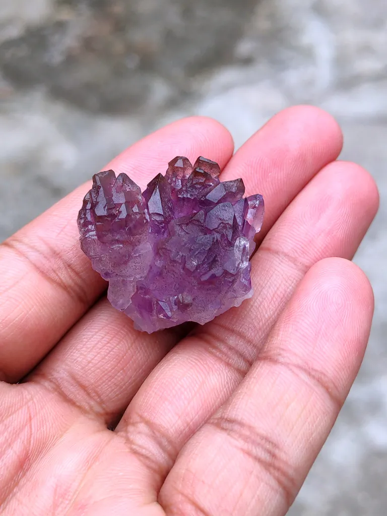 Karur Amethyst Sceptre Natural Mineral specimen Crystal rock - image 6