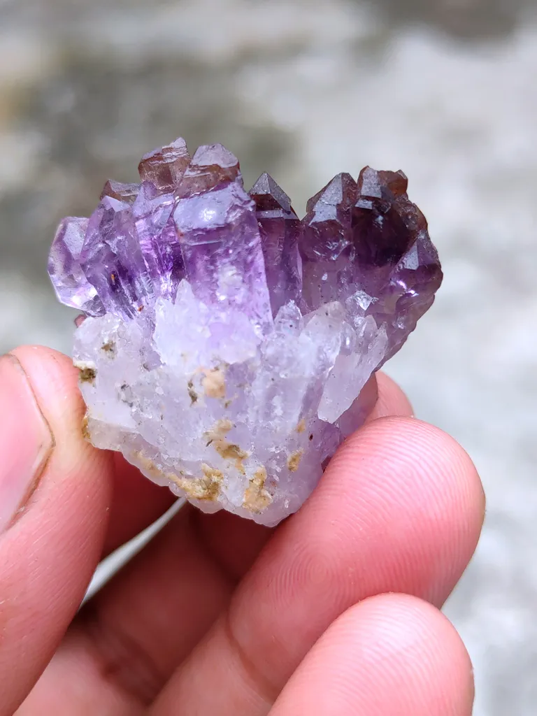Karur Amethyst Sceptre Natural Mineral specimen Crystal rock - image 7