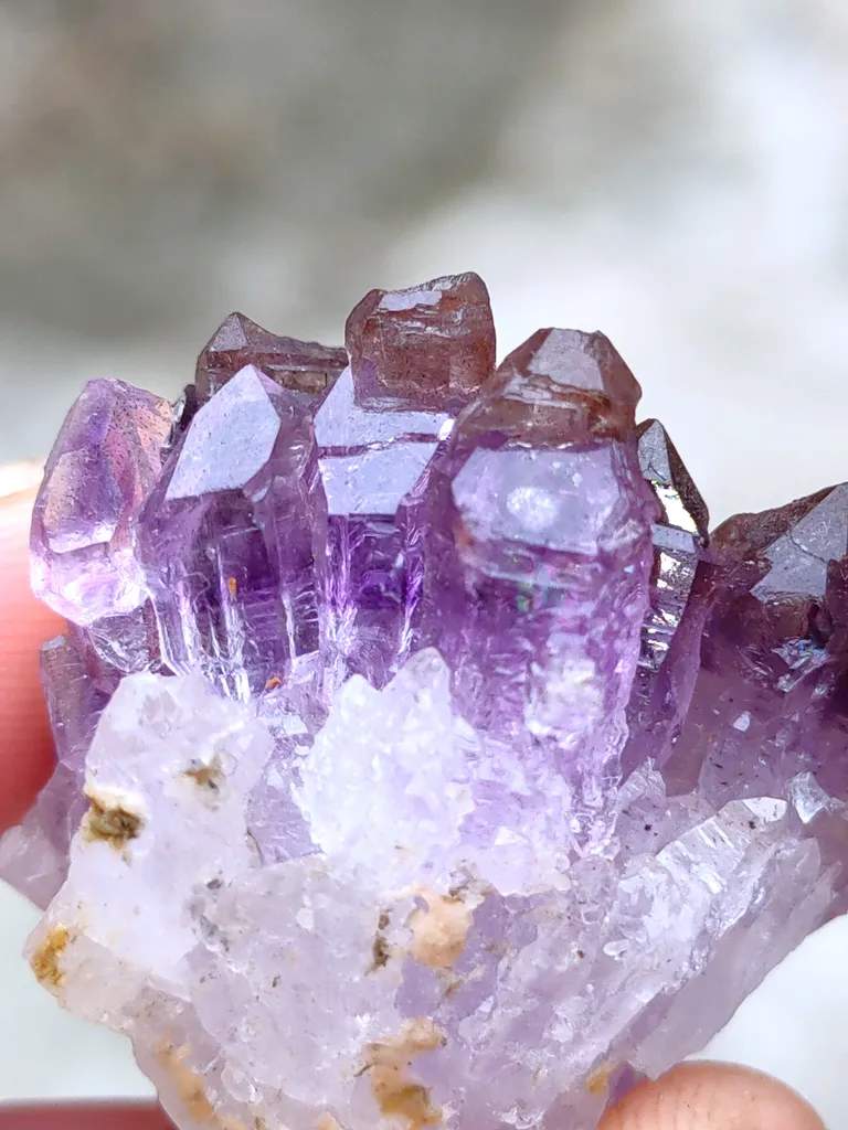 Karur Amethyst Sceptre Natural Mineral specimen Crystal rock - image 5