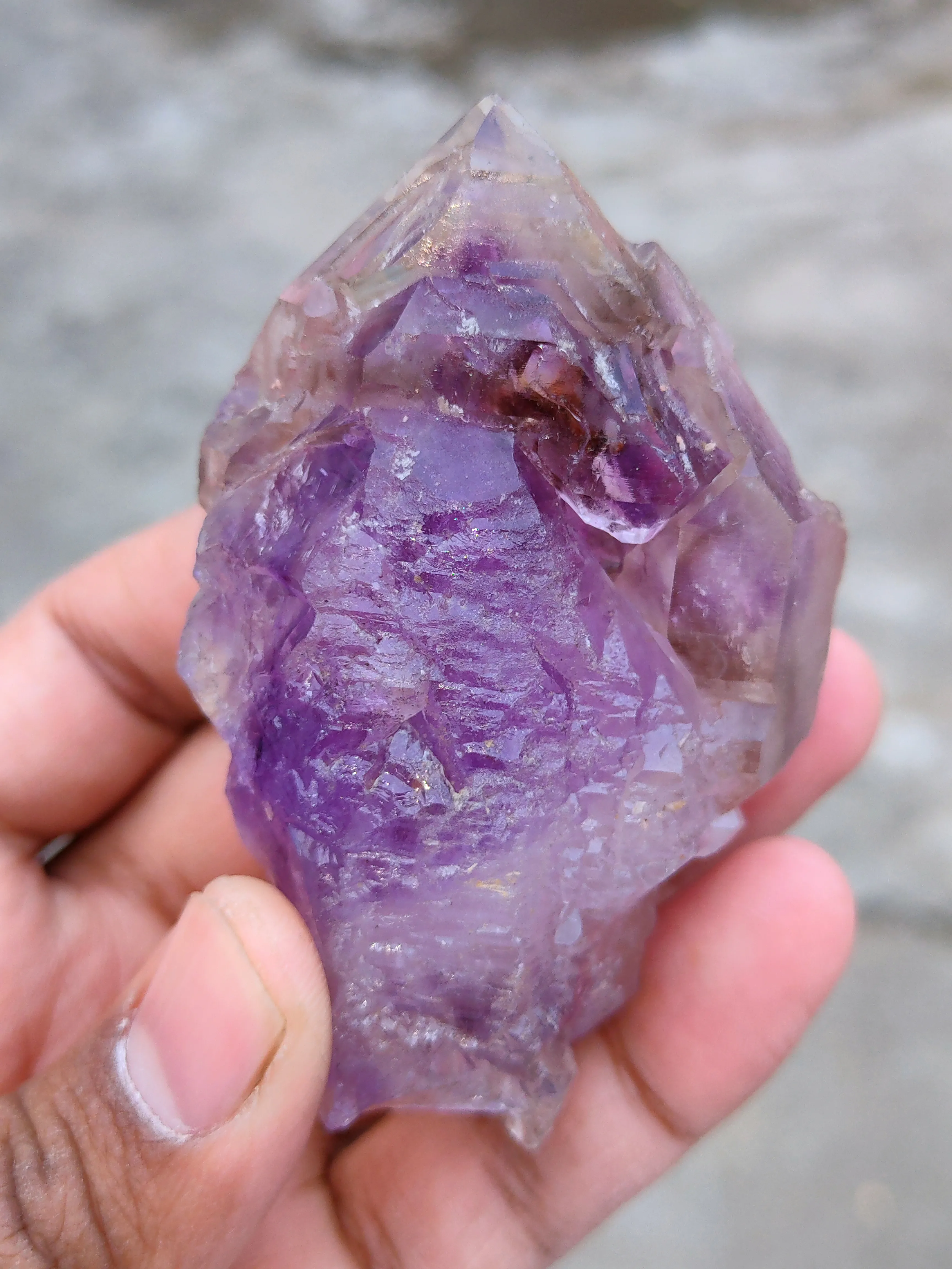 Karur Amethyst Sceptre Specimen - image 4