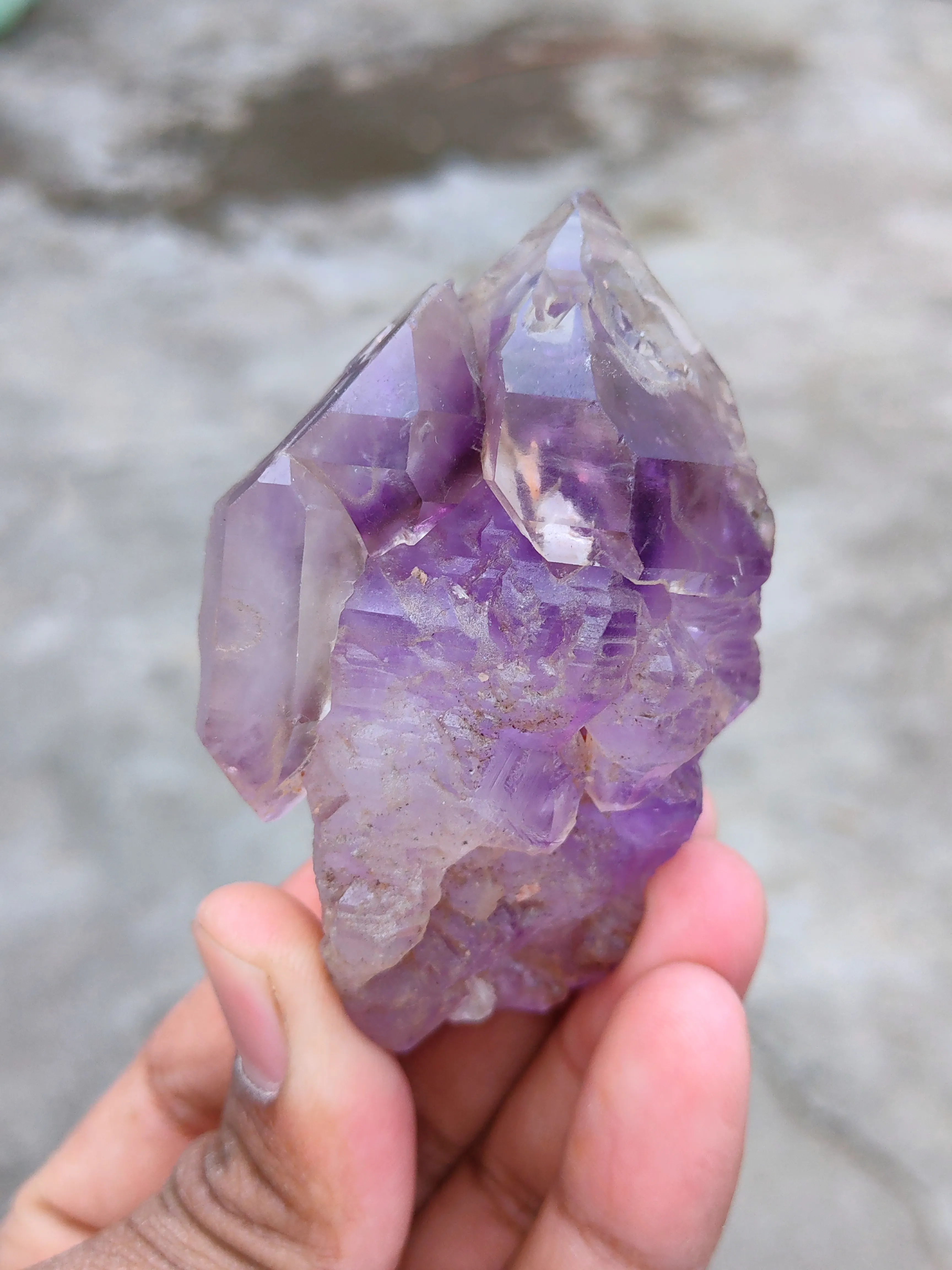 Karur Amethyst Sceptre Specimen - image 3