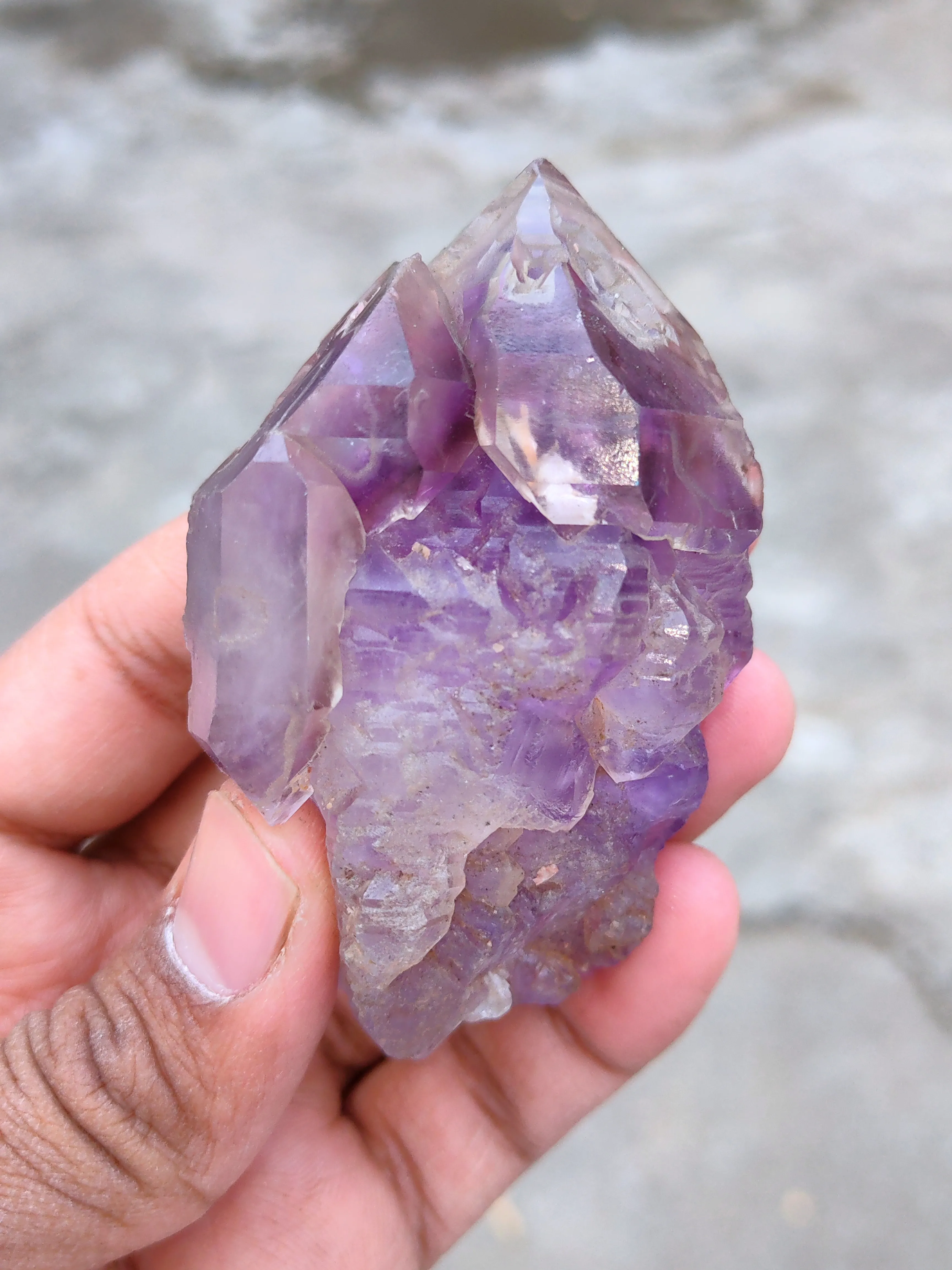 Karur Amethyst Sceptre Specimen - image 2