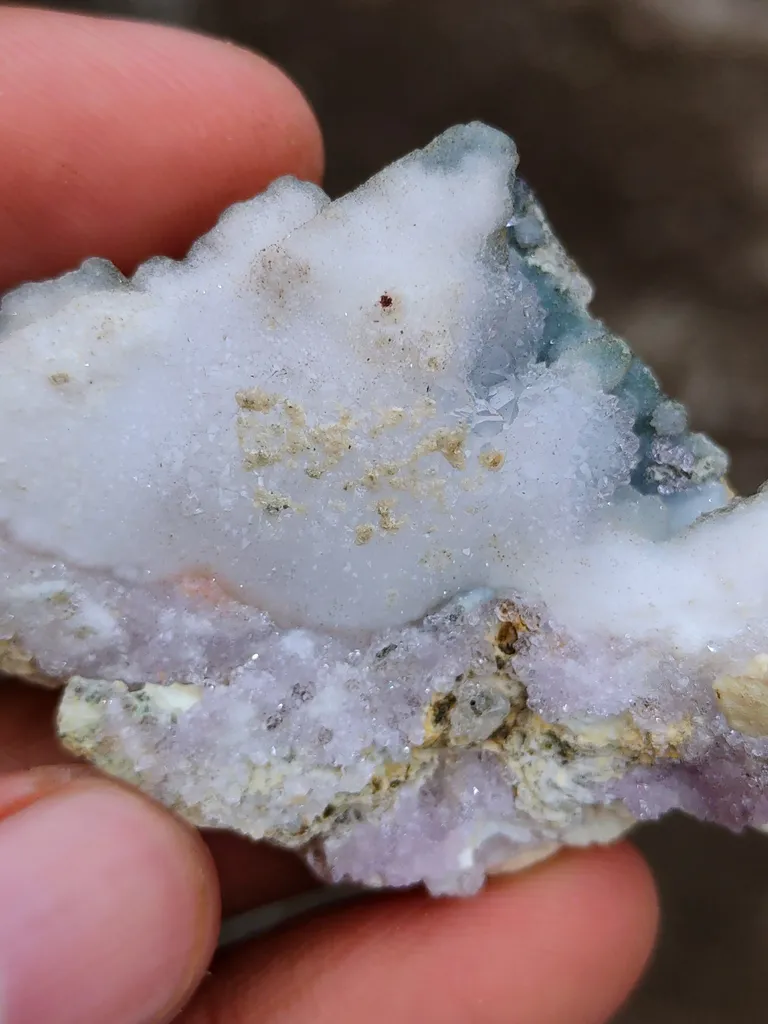 Karur Amethyst With Druzy Quartz Natural Mineral specimen. - image 8