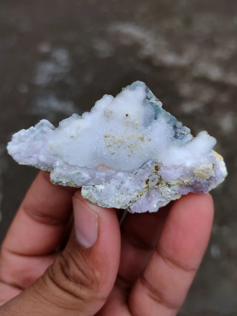 Karur Amethyst With Druzy Quartz Natural Mineral specimen. - image 4