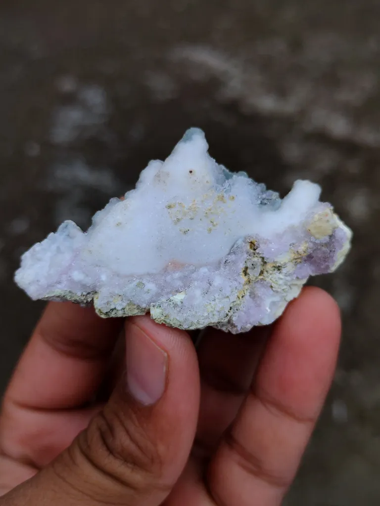 Karur Amethyst With Druzy Quartz Natural Mineral specimen. - image 2