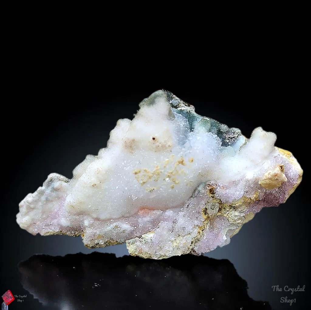 Karur Amethyst With Druzy Quartz Natural Mineral specimen. image