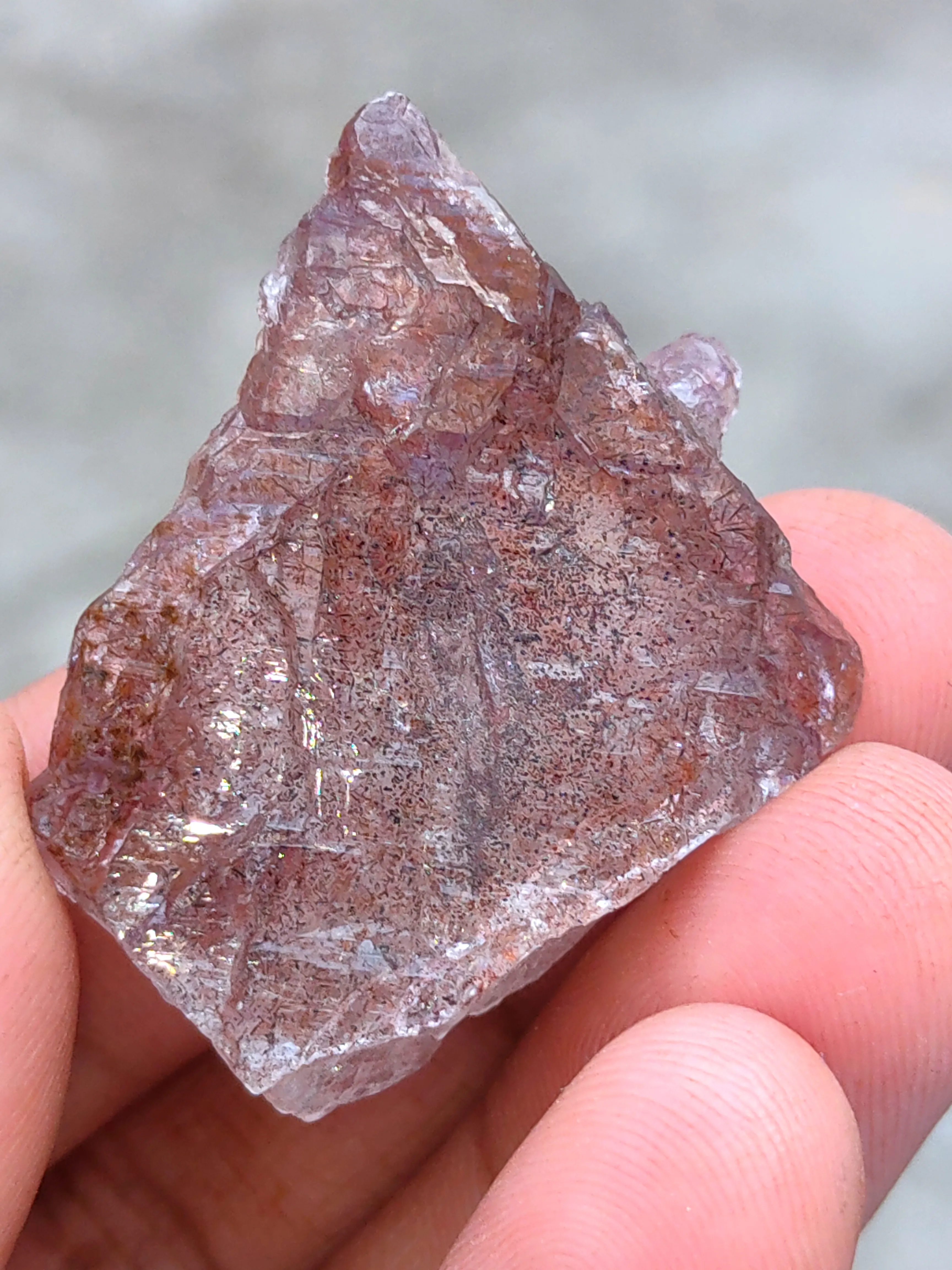 Karur Amethyst with Lepidocrocite - image 4