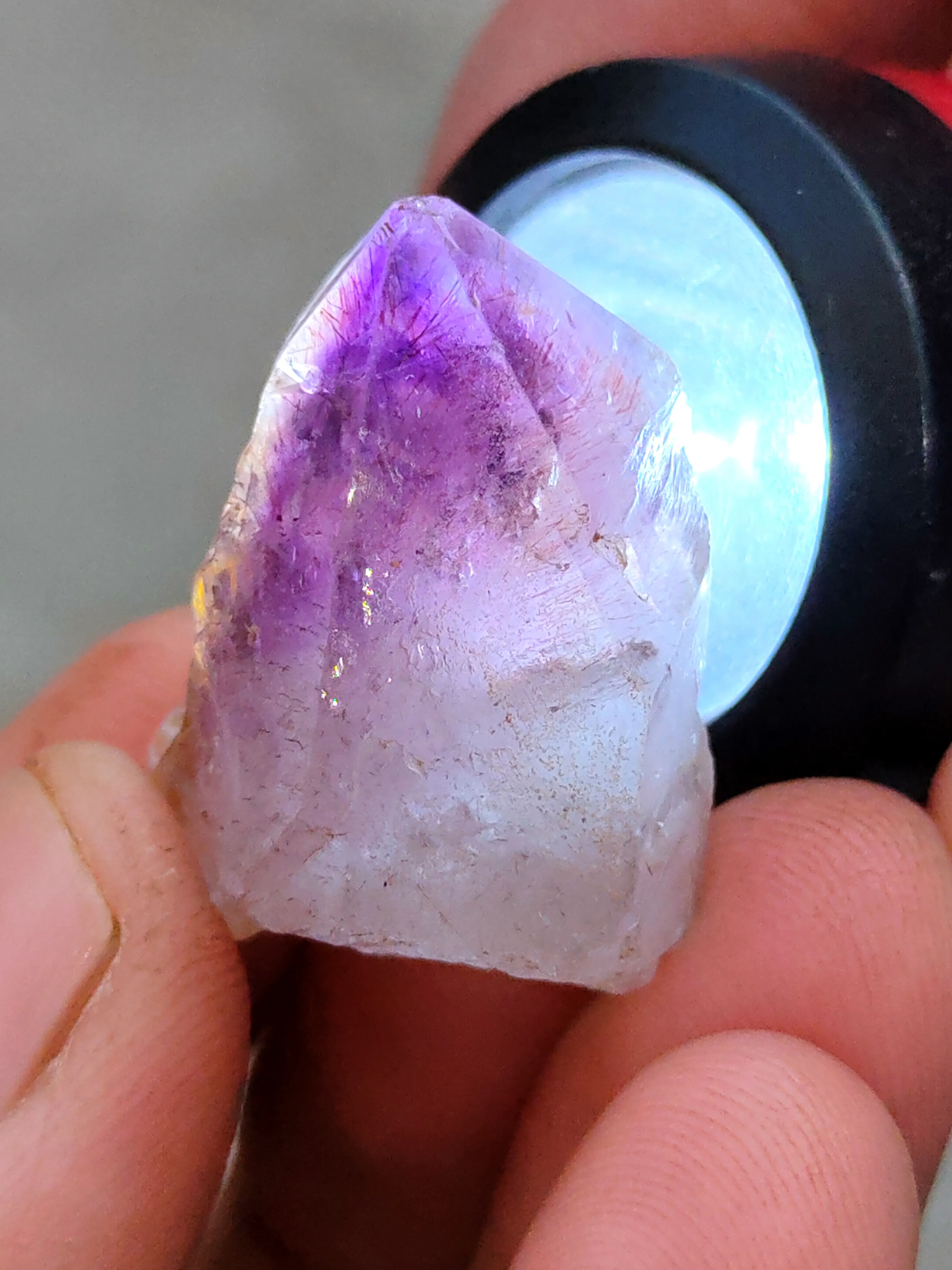 Karur Amethyst with Lepidocrocite - image 2