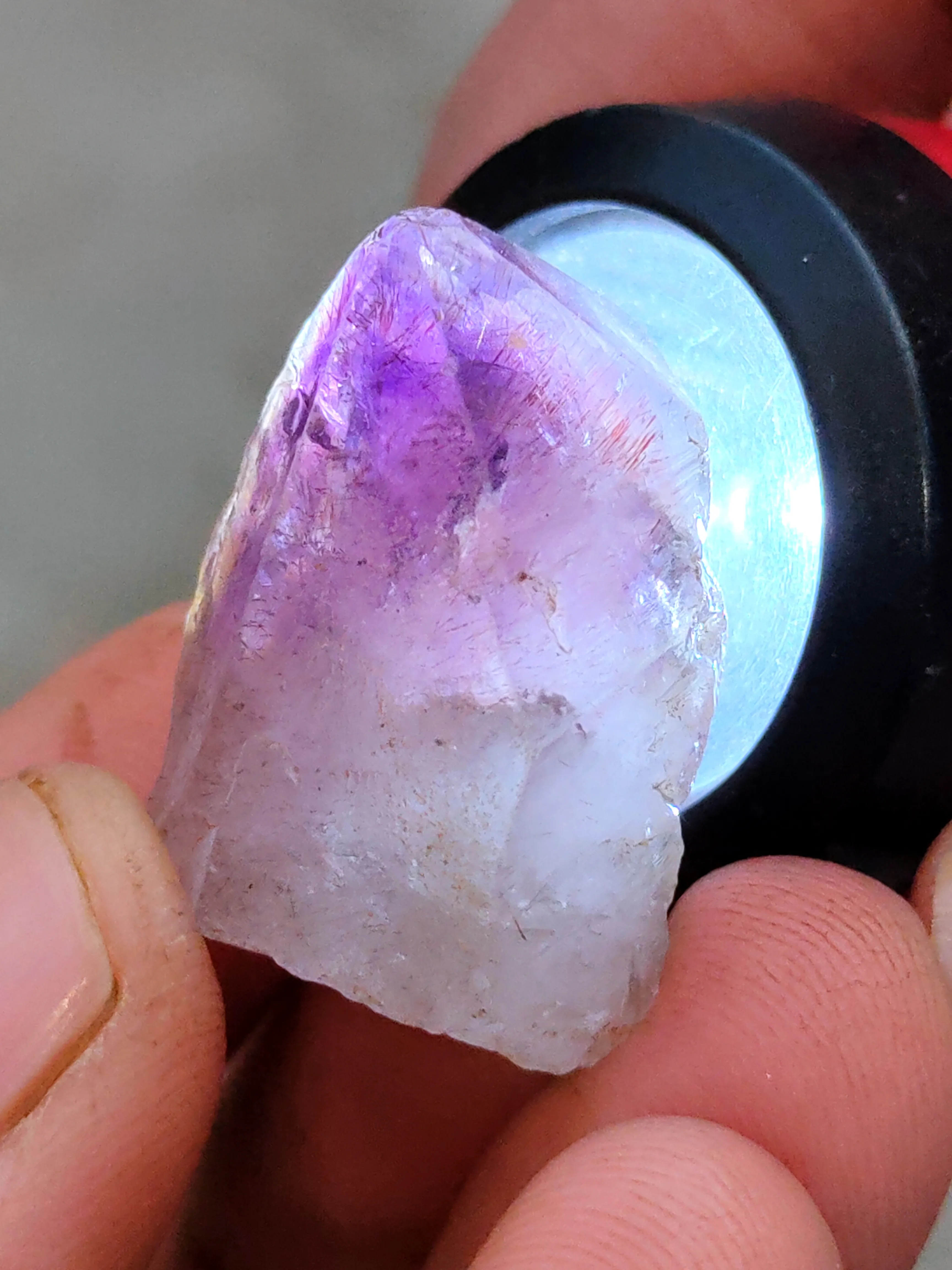Karur Amethyst with Lepidocrocite - image 7