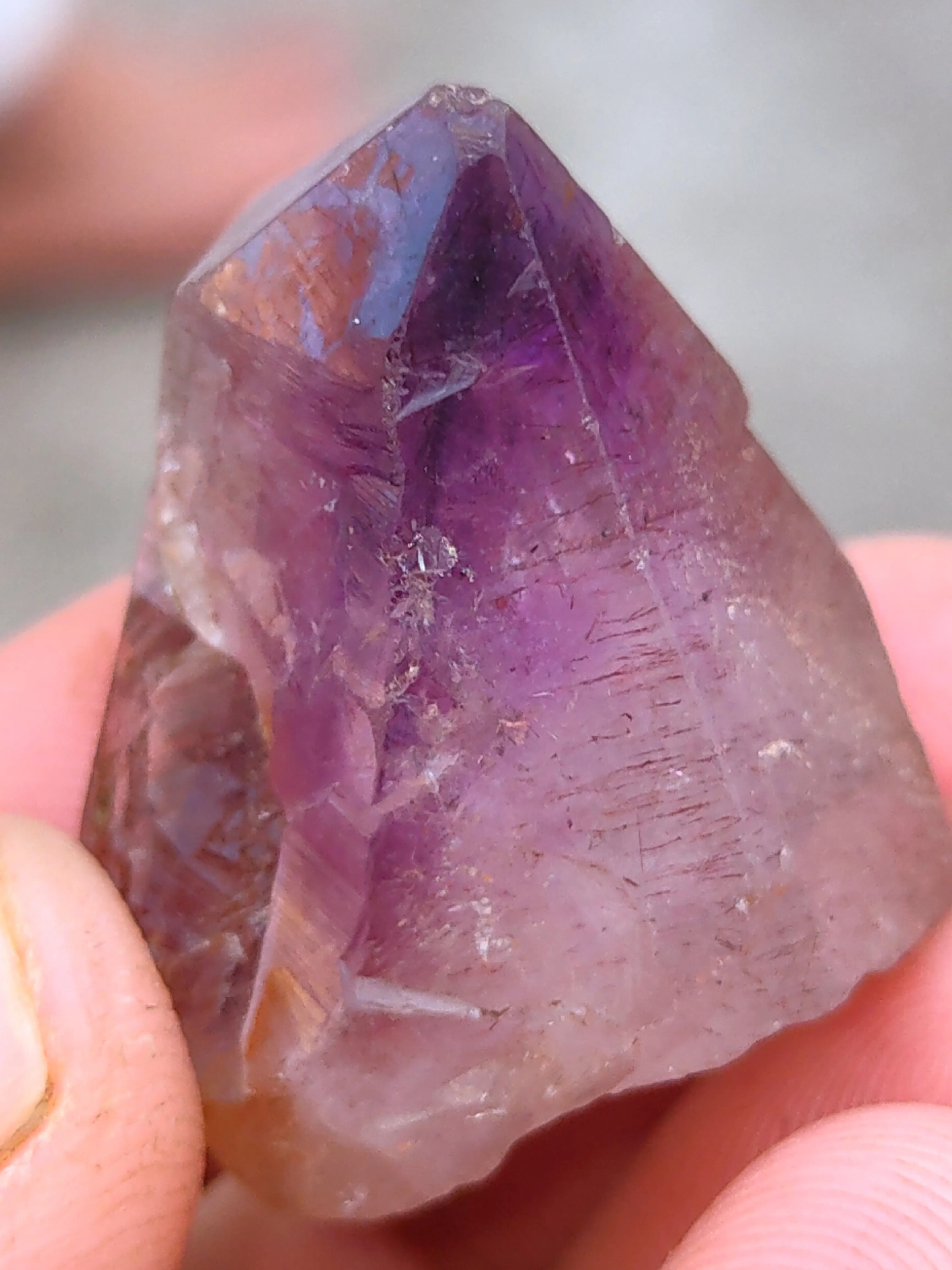 Karur Amethyst with Lepidocrocite - image 3