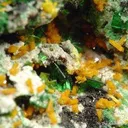Kasolite With Metatorbernite and Malachite - image 3
