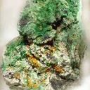 Kasolite With Metatorbernite and Malachite - image 1