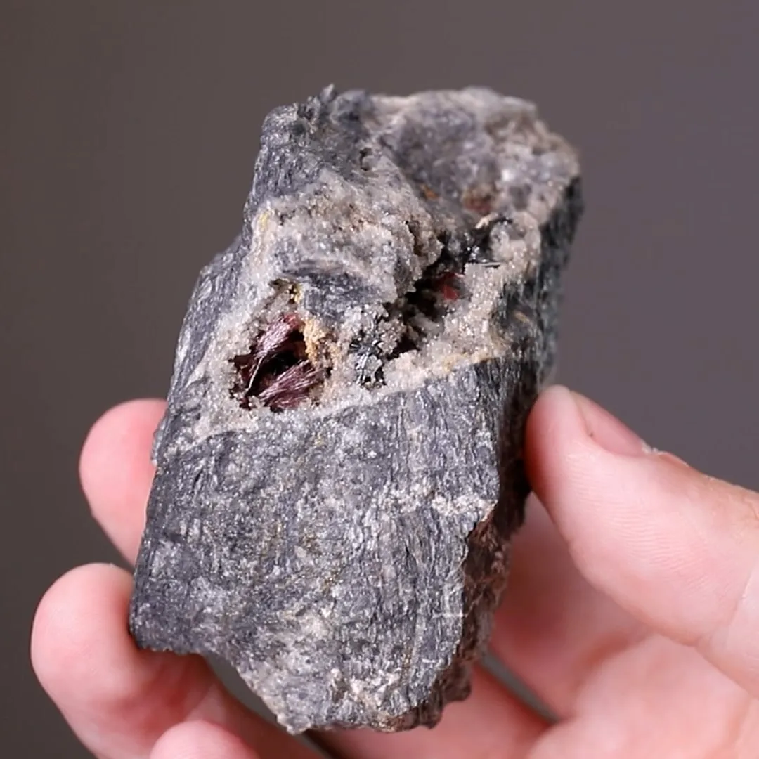 Kermesite with Stibnite and PÄÄKKÖNENITE (?) - image 2