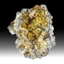 Kesterite with Mushistonite, Muscovite, Calcite, Fluorapatite - image 1