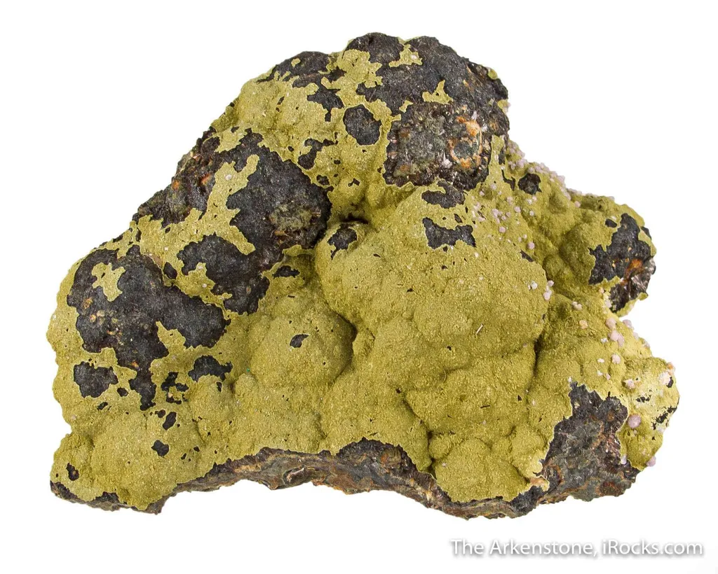 Kidwellite with Strengite on Beraunite image