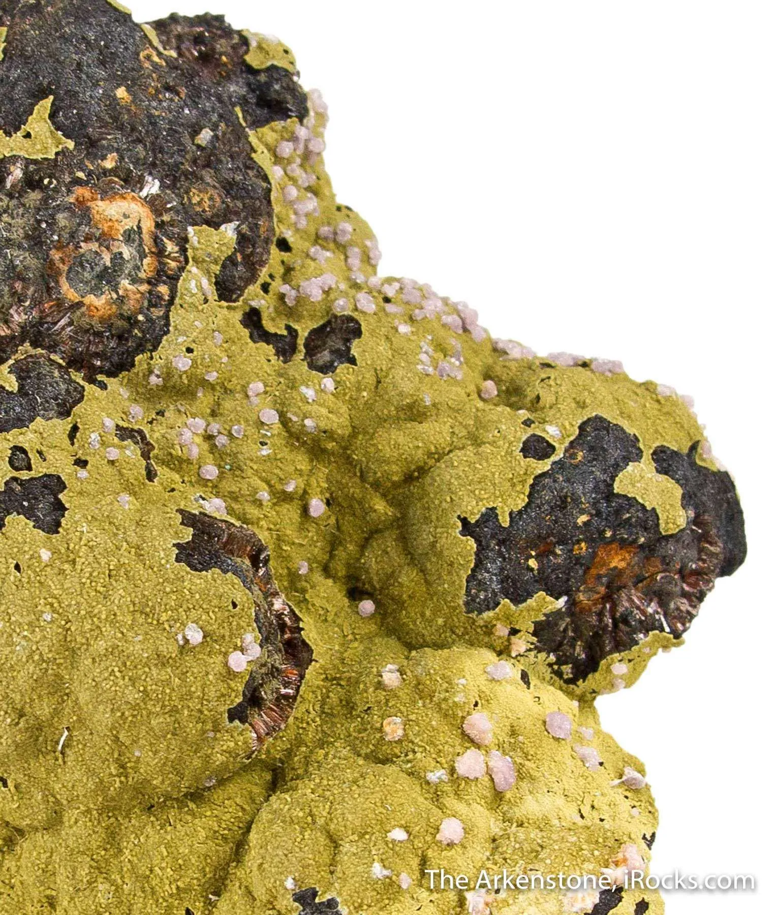 Kidwellite with Strengite on Beraunite - image 2