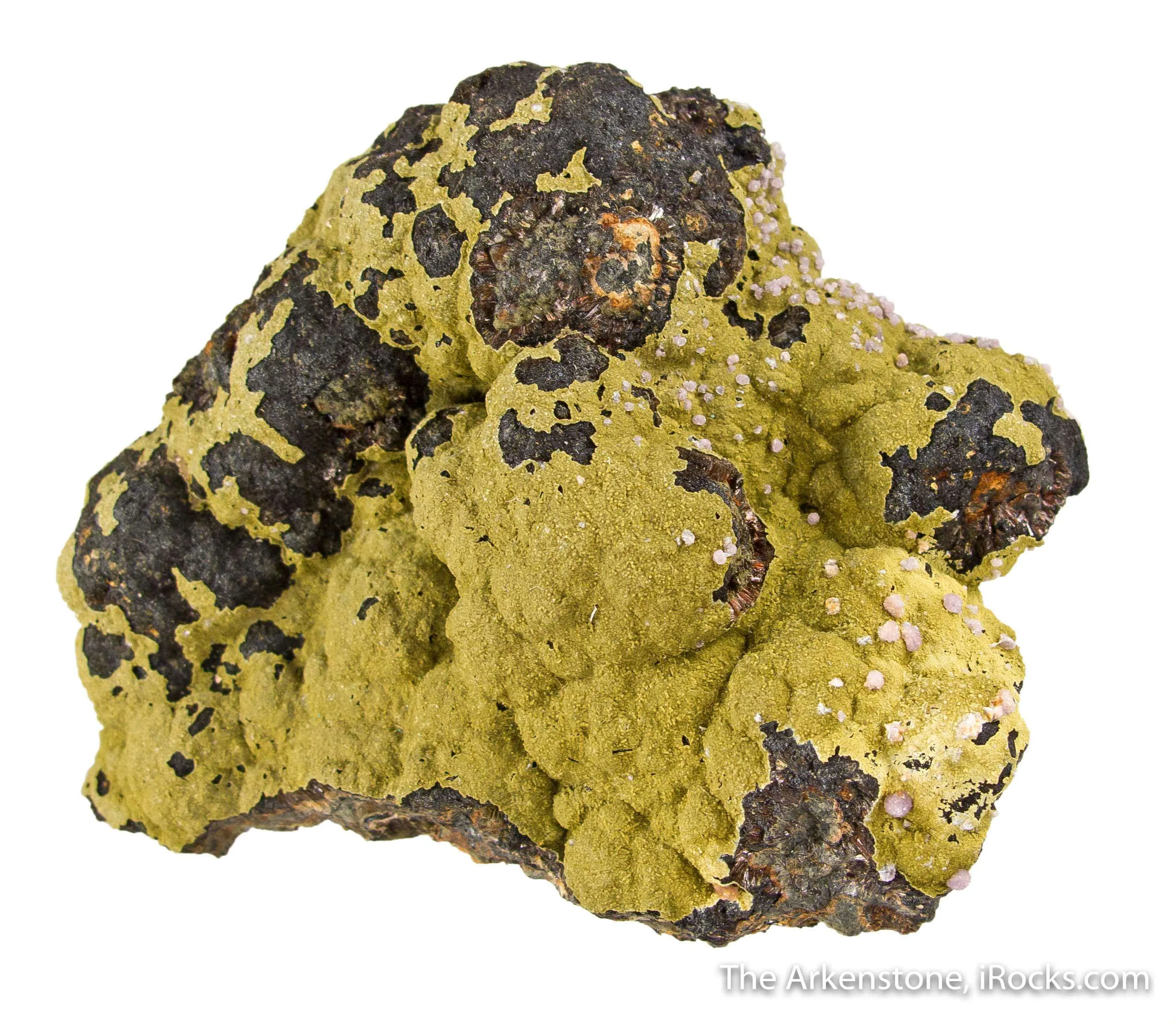 Kidwellite with Strengite on Beraunite - image 3