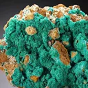 KIPUSHITE on Pseudomalachite - image 1