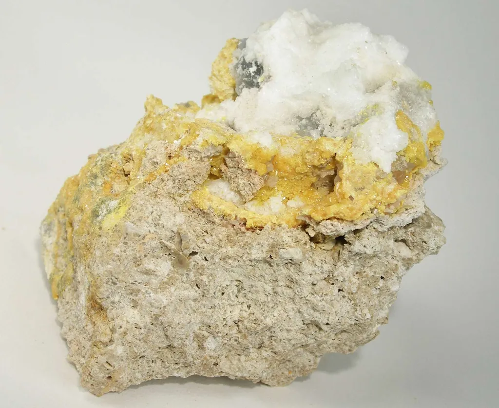 Kleinite With Hyalite Opal image