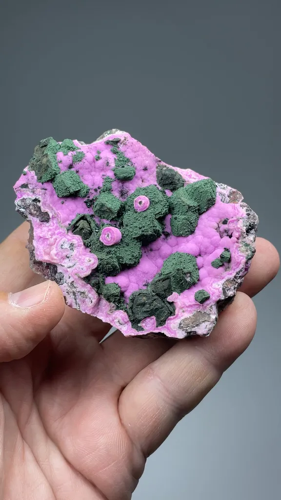 Kolwezite after Cuprite with Calcite - image 2