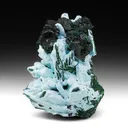 Kolwezite-Malachite after Dolomite with Chrysocolla after Barite - image 1