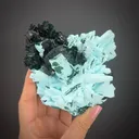 Kolwezite & Malachite ps. Dolomite on Malachite/Chrysocolla ps. Baryte - image 1