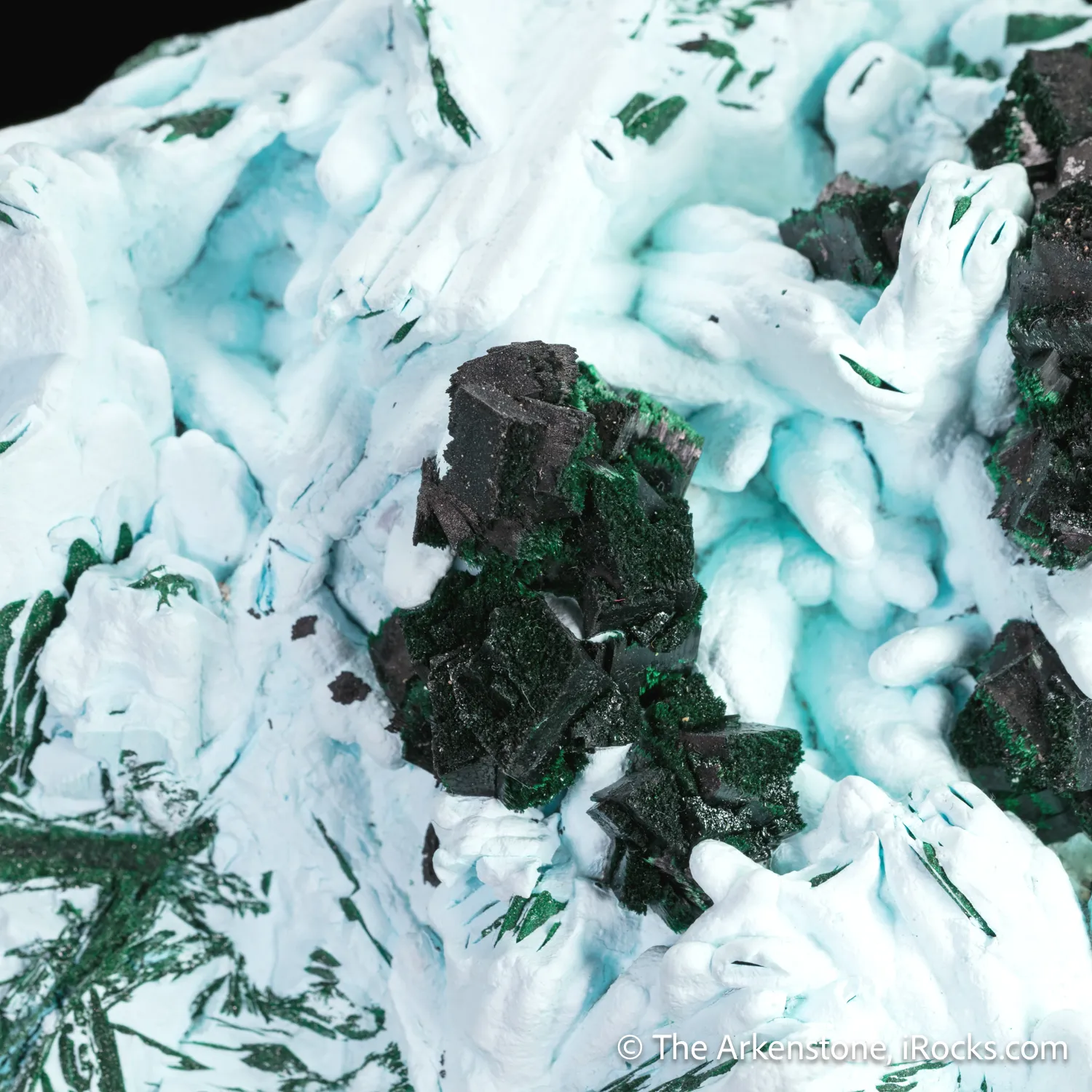 Kolwezite & Malachite ps. Dolomite on Malachite/Chrysocolla ps. Baryte - image 4