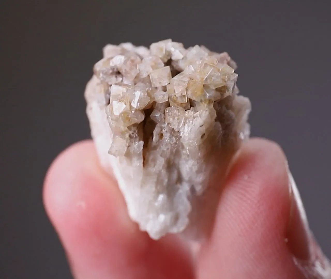 Kosnarite on Albite - image 2