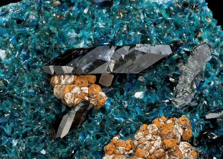 Kulanite, Lazulite, Siderite, Quartz - image 1