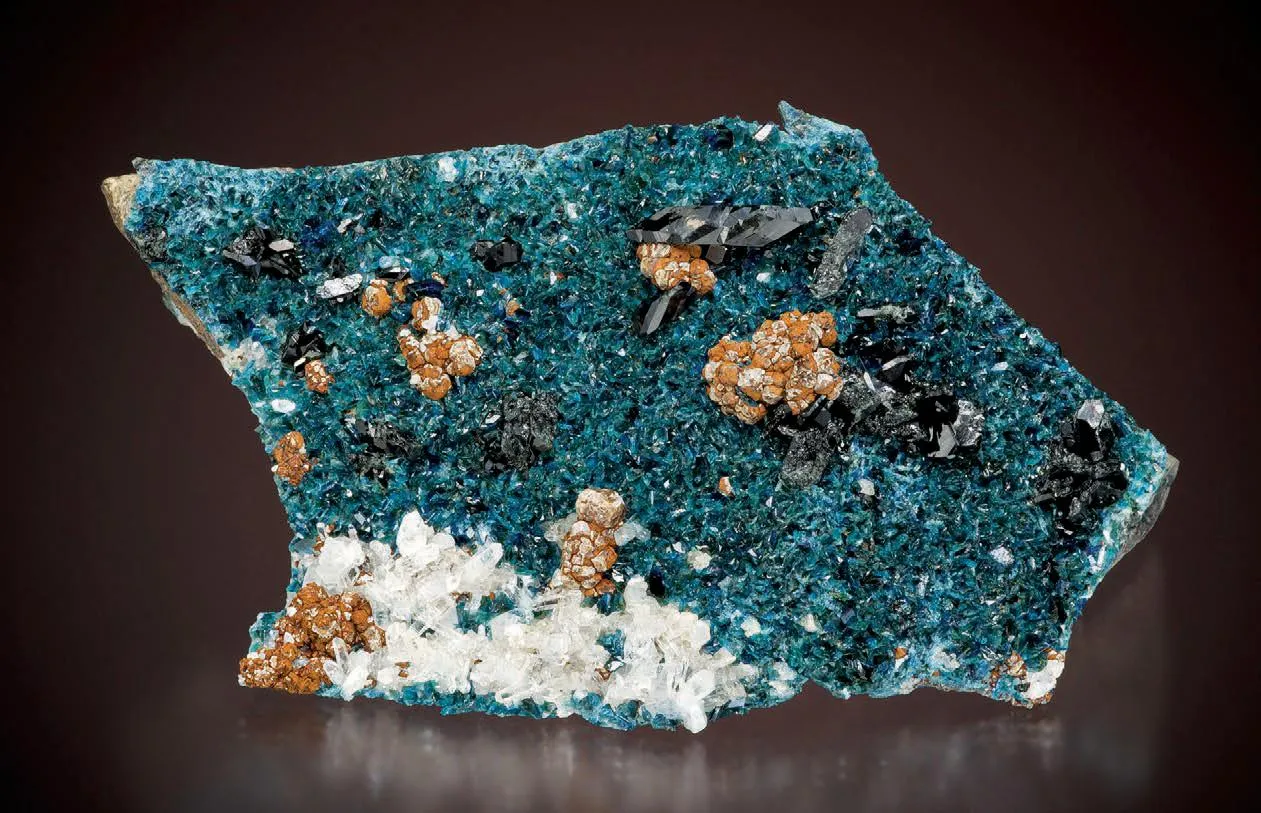 Kulanite, Lazulite, Siderite, Quartz - image 1