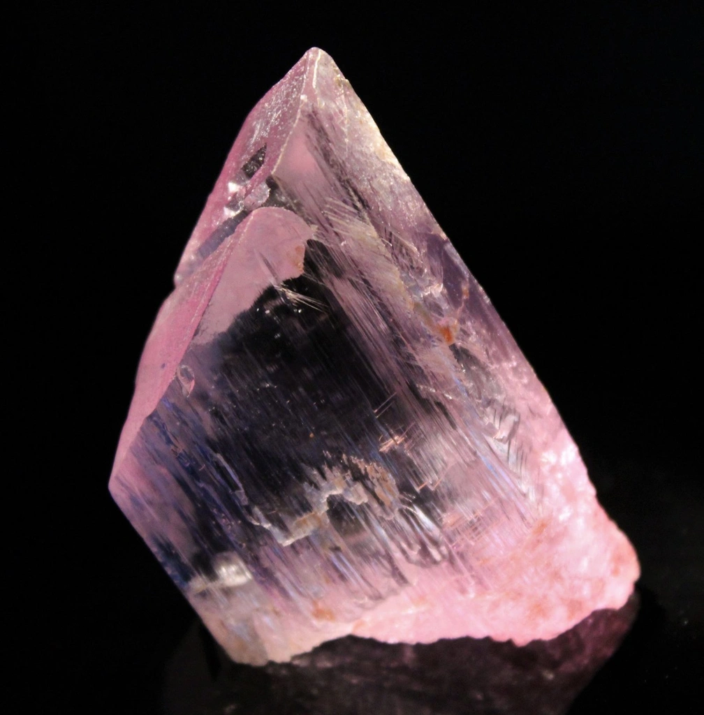 Kunzite from Hiriart Mountain, Pala Mining District, San Diego County, California, USA image