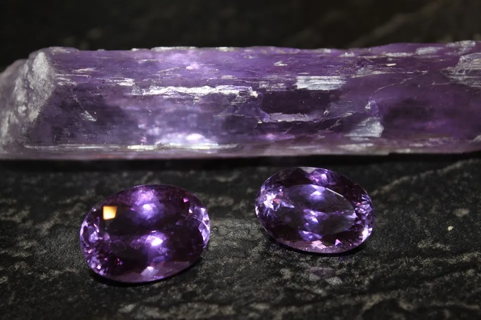 Kunzite from USA, California, San Diego County, Pala Mining District, Oceanview Mine, Big Kahuna II