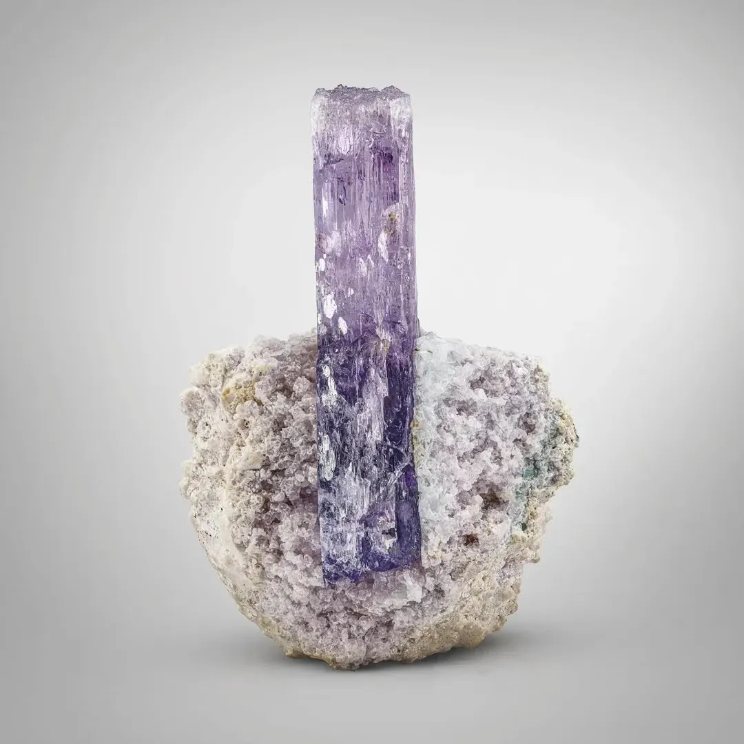 Kunzite on Albite - image 1
