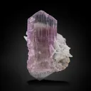 Kunzite on Cleavelandite - image 1