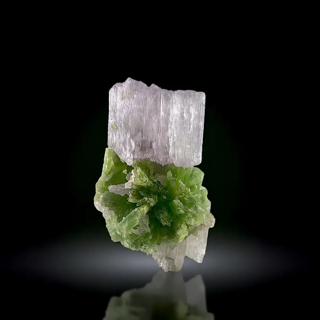 Kunzite on Tourmaline Brust from Afghanistan, Nuristan, Mawi pegmatite - image 1
