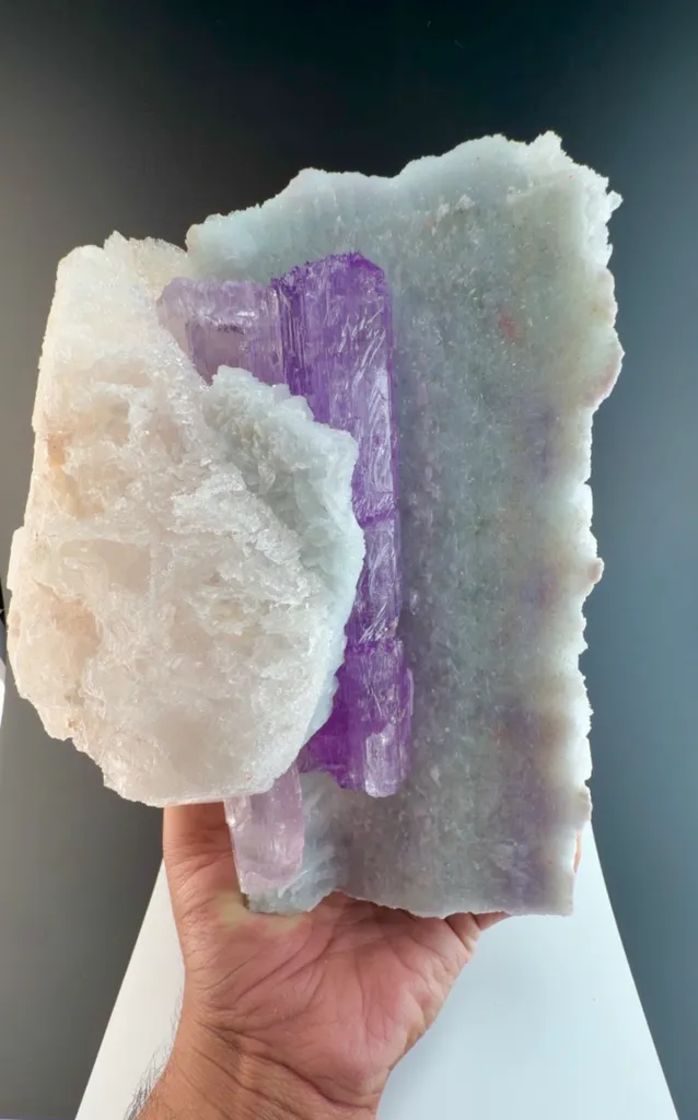 Kunzite with pollucite from Afghanistan - image 3